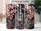Dark Pink 3D Castle 20 oz Skinny Tumbler Sublimation Design
