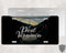 Darkness Falls West Virginia New River Gorge License Plate