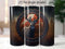 Deer and Flag Logo 20 oz Skinny Tumbler Sublimation Design