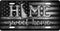 Delaware Black and Gray Home Sweet Home License Plate