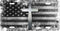 Distressed Flag Cold Steel Cross License Plate