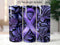 Domestic Violence Awareness 20 oz Skinny Tumbler Sublimation Design