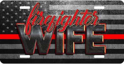 Firefighters Wife License Plate