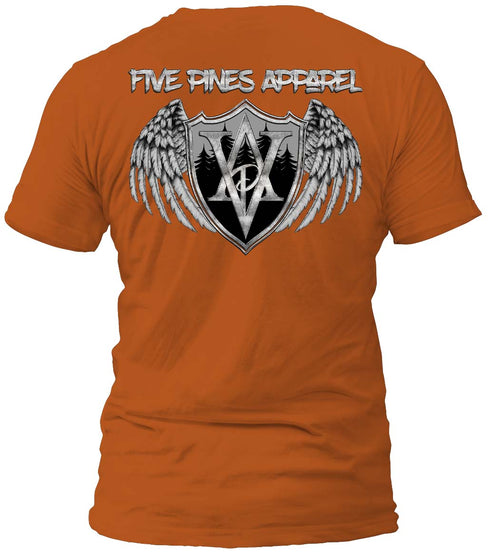 Five Pines Apparel Distressed Metal Logo T-Shirt