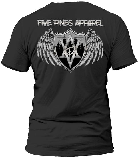 Five Pines Apparel Distressed Metal Logo T-Shirt