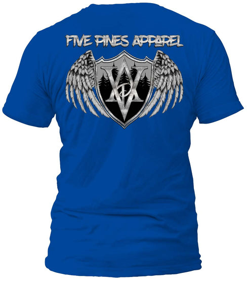 Five Pines Apparel Distressed Metal Logo T-Shirt