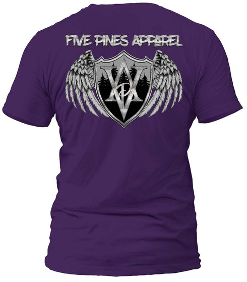 Five Pines Apparel Distressed Metal Logo T-Shirt
