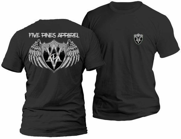 Five Pines Apparel Distressed Metal Logo T-Shirt
