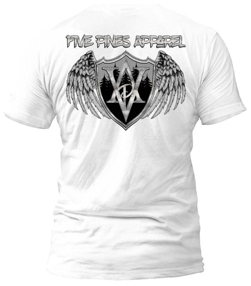 Five Pines Apparel Distressed Metal Logo T-Shirt