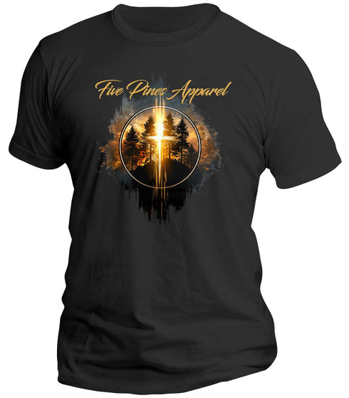 Five Pines Apparel T-Shirt – Golden Cross Edition