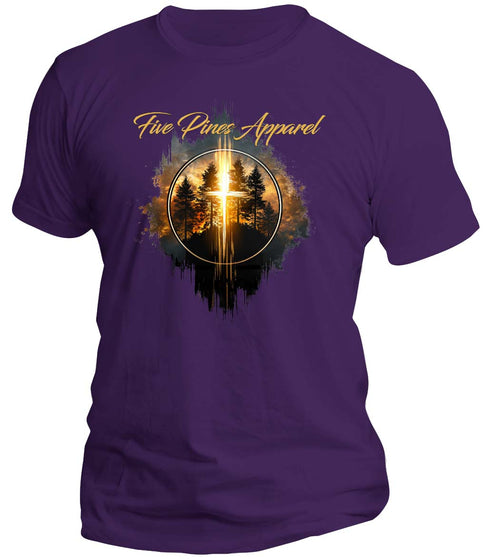 Five Pines Apparel T-Shirt – Golden Cross Edition