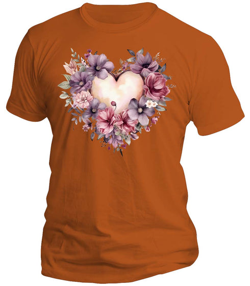 Floral Heart T-Shirt