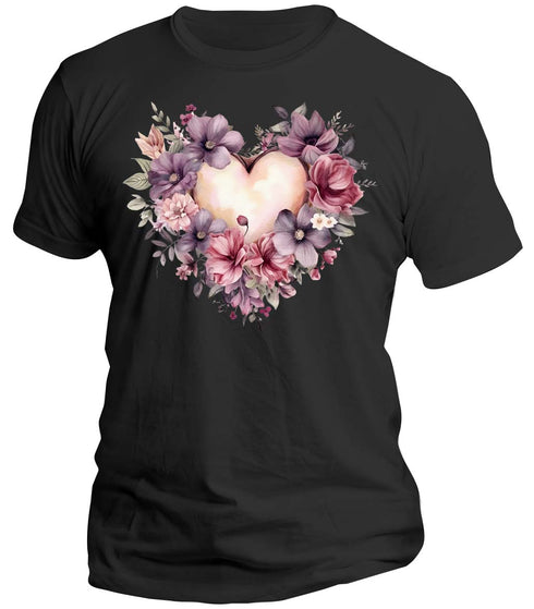 Floral Heart T-Shirt