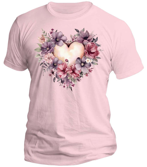 Floral Heart T-Shirt