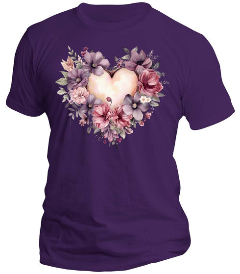 Floral Heart T-Shirt