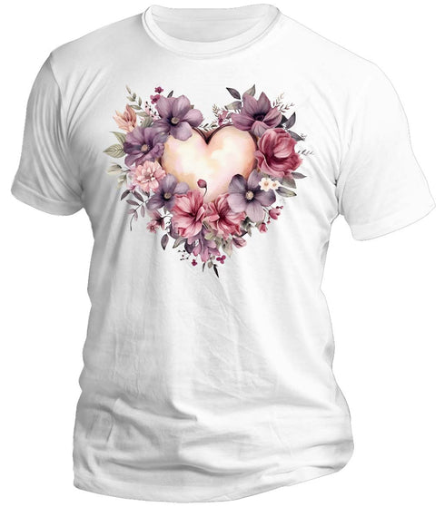 Floral Heart T-Shirt