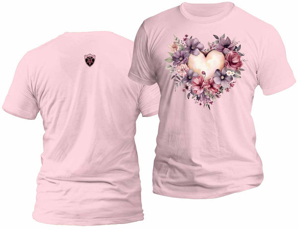 Floral Heart T-Shirt