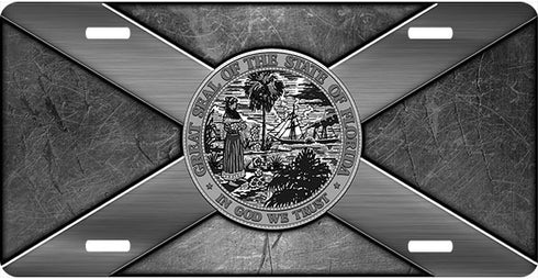 Florida Distressed License Plate