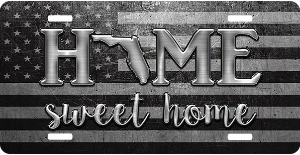 Florida Home Sweet Home License Plate