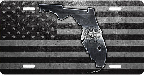 Florida Metalworks License Plate