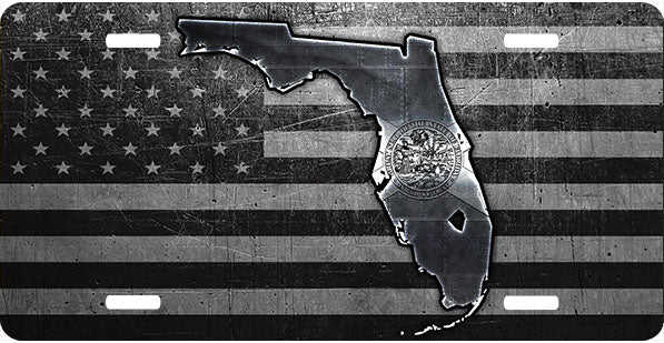 Florida Metalworks License Plate