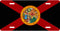 Florida Red and Gold License Plate