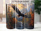 Flying Bald Eagle 20 oz Skinny Tumbler Sublimation Design