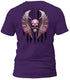 Freedom Flight Pink Skull T-Shirt (Black Flag)