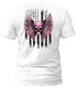 Freedom Flight Pink Skull T-Shirt (Black Flag)