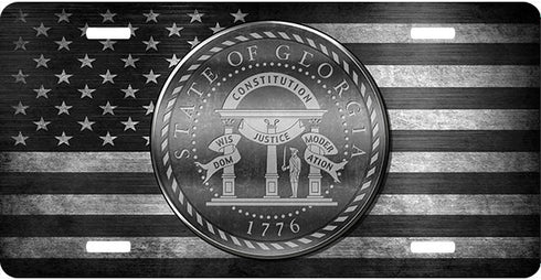 Georgia State Seal License Plate