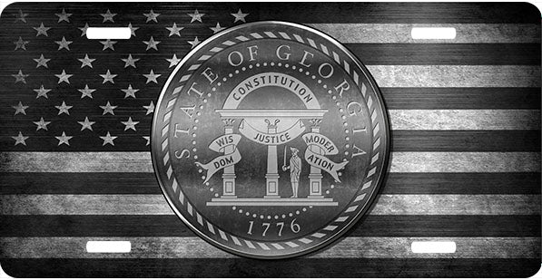 Georgia State Seal License Plate