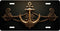 Gold Anchor License Plate