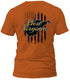 West Virginia Gold and Distressed Flag T-Shirt