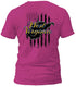 West Virginia Gold and Distressed Flag T-Shirt