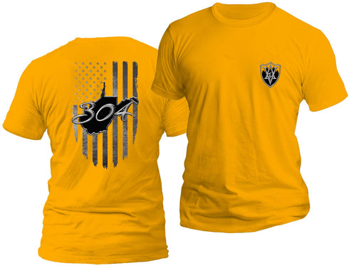 Gray 304 Thin Line T-Shirt