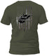 West Virginia Metal Flag T-Shirt