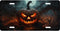 Halloween Pumpkin License Plate