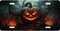 Halloween Sinister Pumpkin License Plate