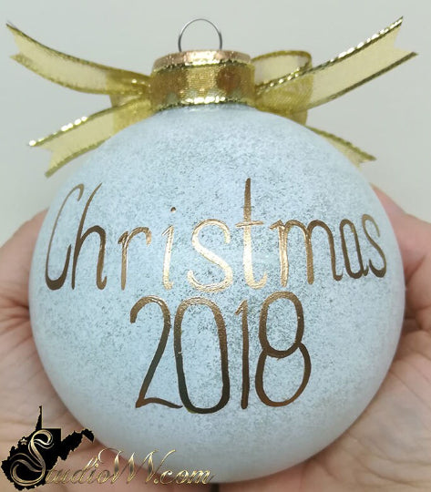 Hand Painted Ornaments First Tree