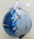 Hand Painted Ornaments Frosted Sapphire North Star