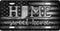 Indiana Black and Gray Flag Home Sweet Home License Plate