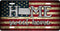 Kansas Tea Stained Flag Home Sweet Home License Plate