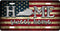 Kentucky Tea Stained Flag Home Sweet Home License Plate