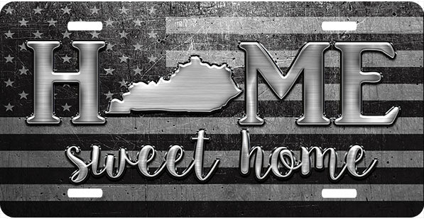 Kentucky Home Sweet Home License Plate