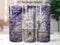 Lavender 3D Castle 20 oz Skinny Tumbler Sublimation Design