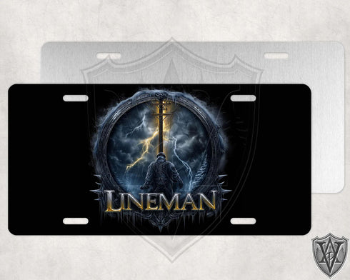 Lineman License Plate