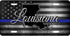 Louisiana Thin Line License Plate