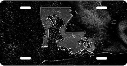 Louisiana Coal Dust License Plate