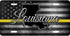 Louisiana Thin Line License Plate