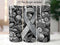 Lung Cancer Awareness 20 oz Skinny Tumbler Sublimation Design